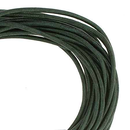 Dazzle-It Genuine Leather Cord 2mm Round  5yds