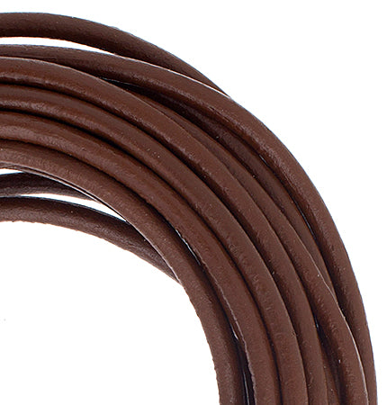 Dazzle-It Genuine Leather Cord 3mm Round  5yds