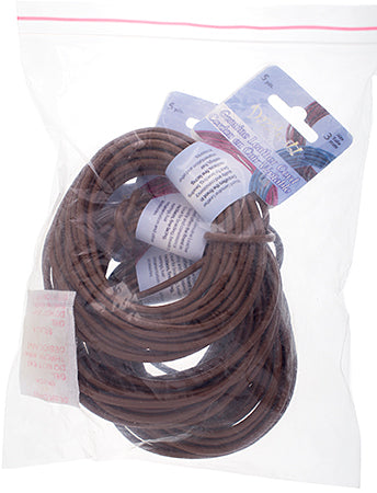 Dazzle-It Genuine Leather Cord 3mm Round  5yds
