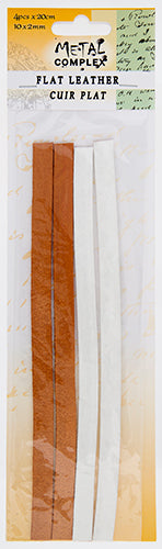 Flat Leather 10x2mm (4Pcsx20cm) 