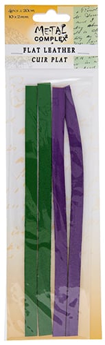 Flat Leather 10x2mm (4Pcsx20cm) 