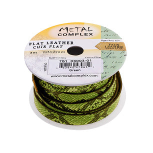 Faux Snake Leather 10x2mm (3m Spool)