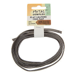 Flat Leather 5x2mm (2m/Card)