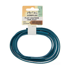 Flat Leather 5x2mm (2m/Card)