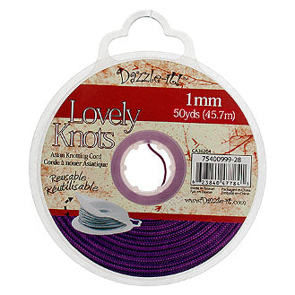 Lovely Knots/Knotting Cord 1mm 50yds W/ Bobbin