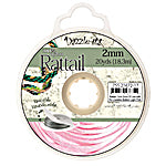Rattail Cord 2mm 20 Yards With Re-Useable Bobbin