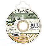 Rattail Cord 2mm 20 Yards With Re-Useable Bobbin