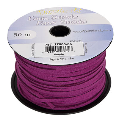 Faux Suede Lacing 50m