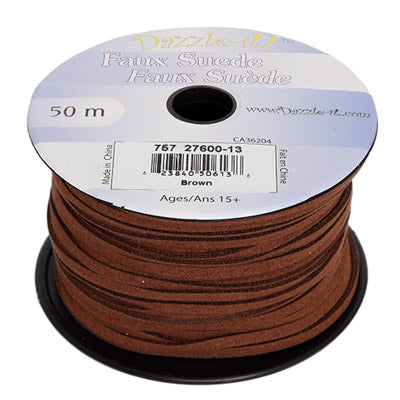 Faux Suede Lacing 50m