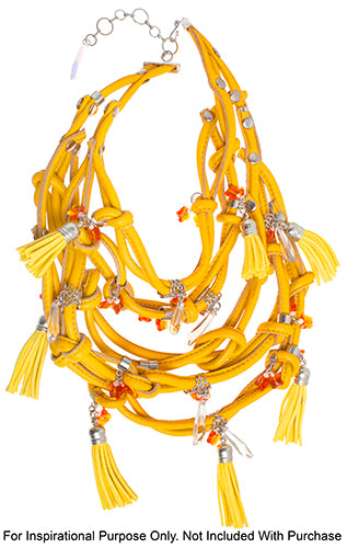 Faux Suede Tassels Silver Cap 5.5cm  (4pcs)