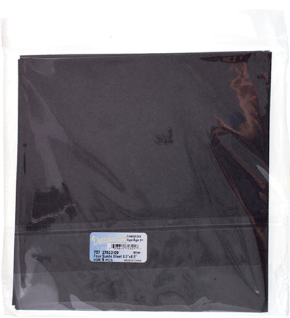 Faux Suede Sheet 8.5x8.5in  (5pcs)