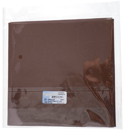Faux Suede Sheet 8.5x8.5in  (5pcs)