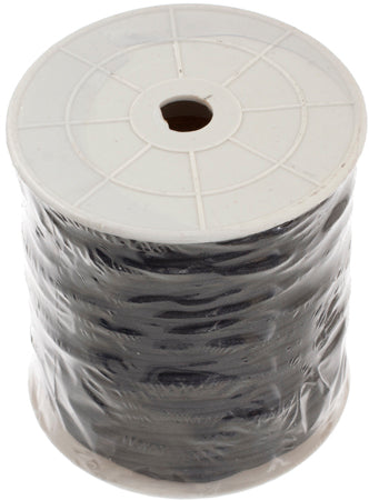 Cotton Wax Cord Round Black