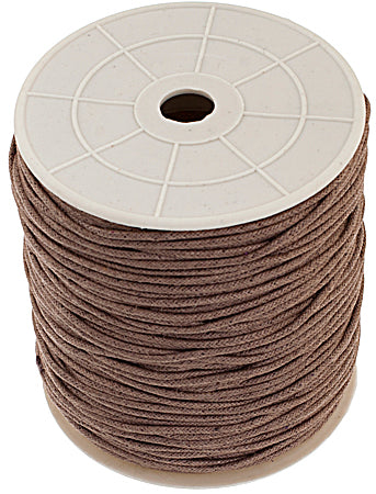 Cotton Wax Cord Round Black