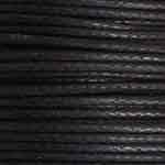 Cotton Wax Cord Round Black