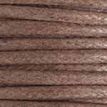 Cotton Wax Cord Round Black