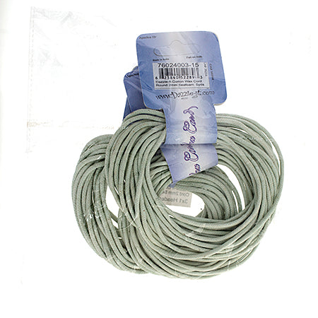Dazzle-It Cotton Wax Cord 2mm Round  5yds