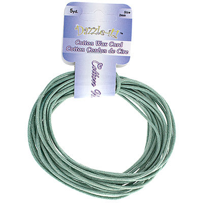 Dazzle-It Cotton Wax Cord 2mm Round  5yds