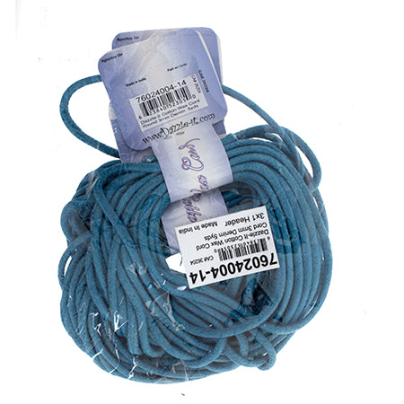 Dazzle-It Cotton Wax Cord 3mm Round  5yds