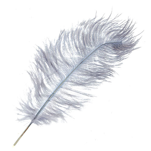 Ostrich Drab Feathers 14-16in Premium Quality