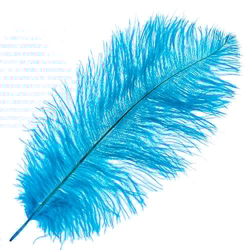 Ostrich Drab Feathers 11-13in (1pc)