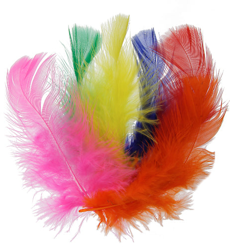 Marabou Feathers Bulk Multi Mix by Cosplay Supplies