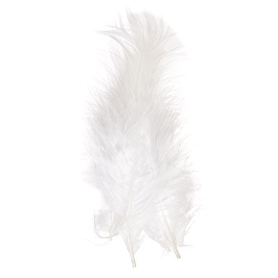 Marabou Feathers 4-6in  (3 x 6g each)
