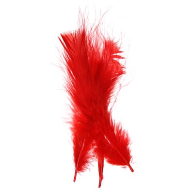 Marabou Feathers 4-6in  (3 x 6g each)