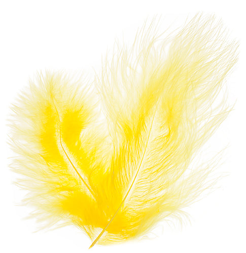 Marabou Feathers 4-6in  (3 x 6g each)