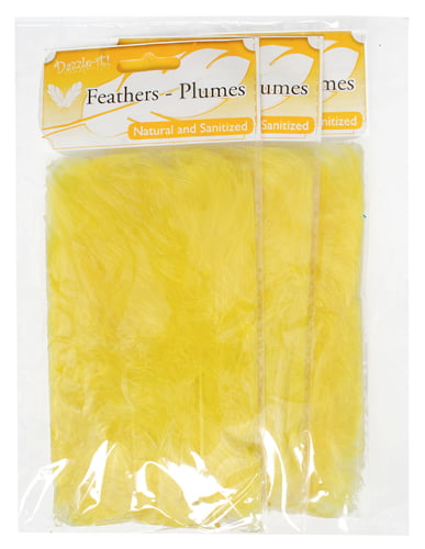 Marabou Feathers 4-6in  (3 x 6g each)