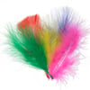 Marabou Feathers 4-6in  (3 x 6g each)