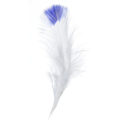 Marabou Feathers 4-6in White /Black (3 x 6g each)