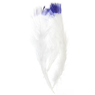 Marabou Feathers 4-6in White /Black (3 x 6g each)