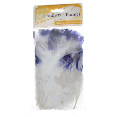 Marabou Feathers 4-6in White /Black (3 x 6g each)