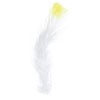 Marabou Feathers 4-6in Wht/Yellow (3Headersx6g ea)
