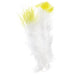Marabou Feathers 4-6in Wht/Yellow (3Headersx6g ea)
