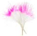 Marabou Feathers 4-6in White /Black (3 x 6g each)