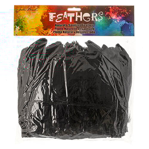 Goose Feather Strung 5.5-7in Value 2yds  Bleach