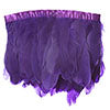 Goose Feather Strung 5.5-7in Value 2yds  Bleach