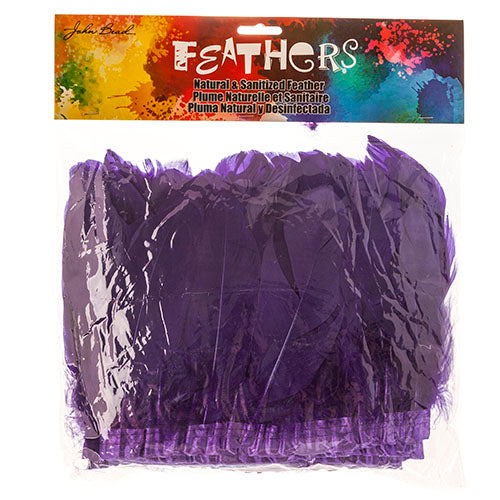Goose Feather Strung 5.5-7in Value 2yds  Bleach