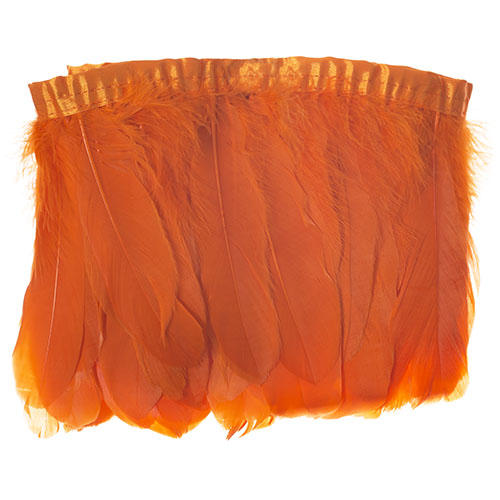 Goose Feather Strung 5.5-7in Value 2yds  Bleach