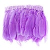 Goose Feather Strung 5.5-7in Value 2yds  Bleach