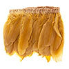 Goose Feather Strung 5.5-7in Value 2yds  Bleach