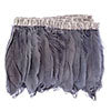 Goose Feather Strung 5.5-7in Value 2yds  Bleach