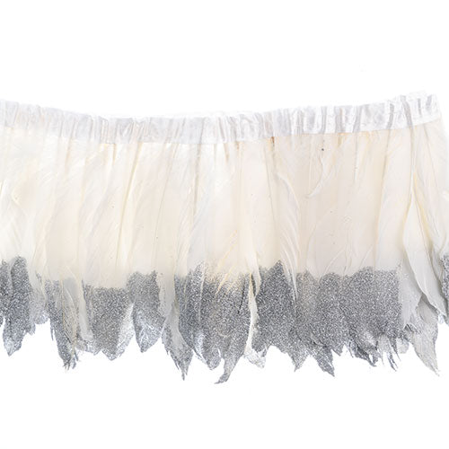 Goose Feather Strung 5.5-7in Value 1yd