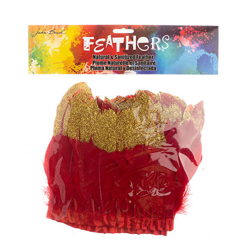 Goose Feather Strung 5.5-7in Value 1yd