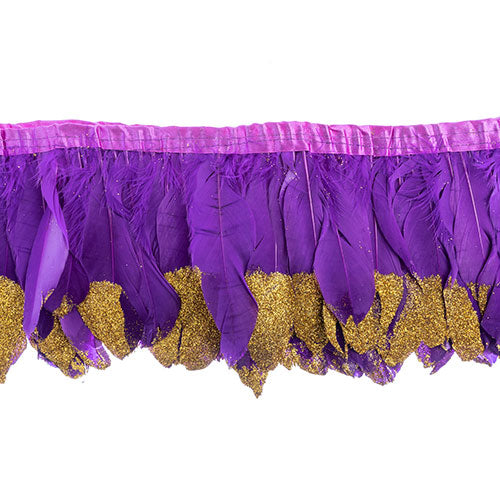 Goose Feather Strung 5.5-7in Value 1yd