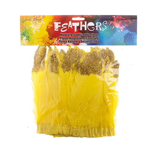 Goose Feather Strung 5.5-7in Value 1yd