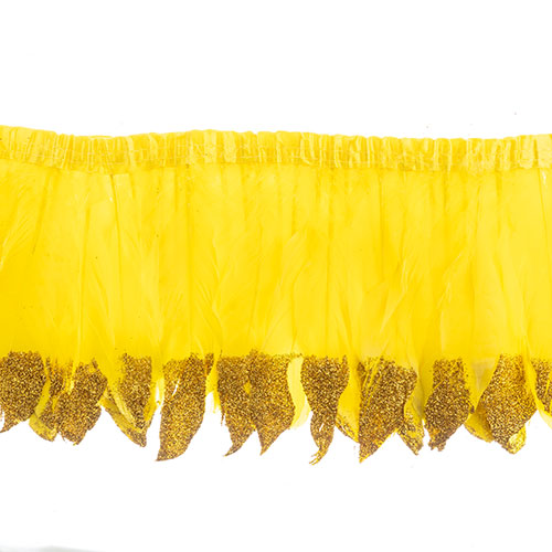 Goose Feather Strung 5.5-7in Value 1yd