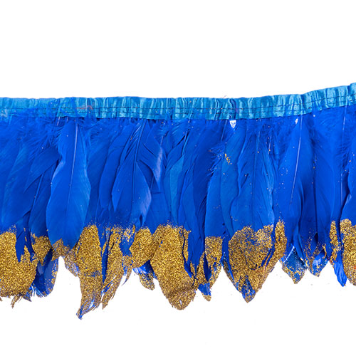 Goose Feather Strung 5.5-7in Value 1yd